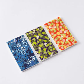 メモ帖 | 和柄 3柄セット No10・11・12 | 京友禅紙 和綴じ | 尚雅堂 尚雅堂