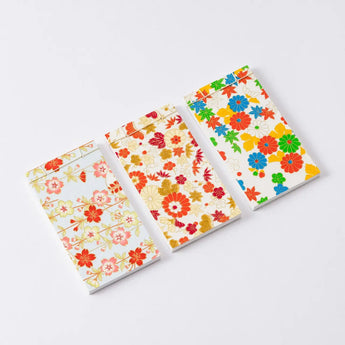 メモ帖 | 和柄 3柄セット No16・17・20 | 京友禅紙 和綴じ | 尚雅堂 尚雅堂
