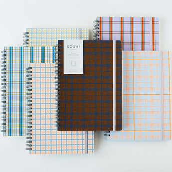 リングノート｜A5 方眼｜格子柄｜友禅紙 KOSHI-1 | 尚雅堂 尚雅堂