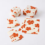 ハイビスカス柄4点セット | ポチ袋 はがき 小箱 ミニ茶缶  | 沖縄 シマノネ シマノネ