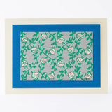 手摺り木版画 | 待宵草 (まつよいぐさ) | 原田裕子 作 | 京都 インテリアアート | 竹笹堂 竹笹堂