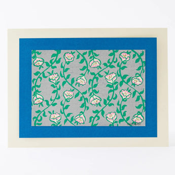 手摺り木版画 | 待宵草 (まつよいぐさ) | 原田裕子 作 | 京都 インテリアアート | 竹笹堂 竹笹堂