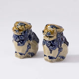 ミニシーサー ペアセット | 陶器 置物 | 沖縄 湧田陶器 湧田陶器