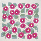 風呂敷 90cm｜竹久夢二 つばき アズキ / ホワイトグレー｜綿100％｜むす美 むす美