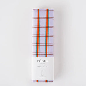友禅筆箱｜格子柄｜友禅紙 ペンケース KOSHI-1 | 尚雅堂 尚雅堂