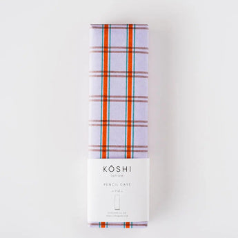 友禅筆箱｜格子柄｜友禅紙 ペンケース KOSHI-1 | 尚雅堂 尚雅堂