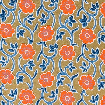 リングノート | A5 方眼 | 植物柄 | 友禅紙 GARDEN1 | 尚雅堂 尚雅堂