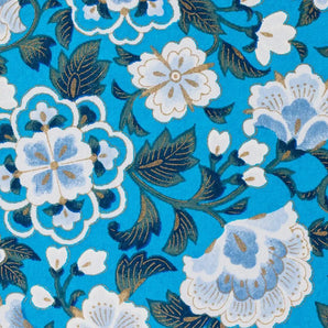 リングノート | A5 方眼 | 植物柄 | 友禅紙 GARDEN4 | 尚雅堂 尚雅堂