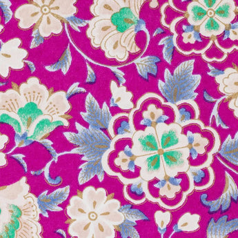 リングノート | A5 方眼 | 植物柄 | 友禅紙 GARDEN3 | 尚雅堂 尚雅堂