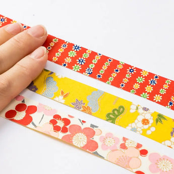 友禅和紙 テープシール | 3柄セット | No28・33・36 | 尚雅堂 尚雅堂