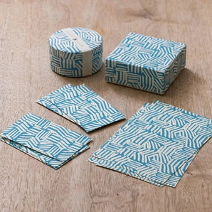 AMU柄4点セット | ポチ袋 はがき 小箱 ミニ茶缶 | 沖縄 シマノネ シマノネ