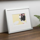 手摺り木版画 | 京都時間 舞妓 | 加藤光穂 作 | 京都 インテリアアート | 竹笹堂 竹笹堂