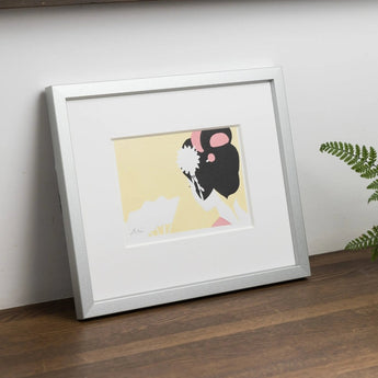 手摺り木版画 | 京都時間 舞妓 | 加藤光穂 作 | 京都 インテリアアート | 竹笹堂 竹笹堂