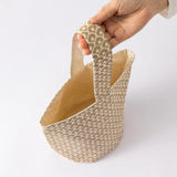 ワンハンドル トートバッグ | パイナップル青海波柄 コットン製 | 沖縄 シマノネ シマノネ