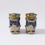 ミニシーサー ペアセット | 陶器 置物 | 沖縄 湧田陶器 湧田陶器