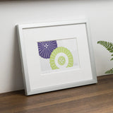 手摺り木版画 | 京都時間 和傘 | 加藤光穂 作 | 京都 インテリアアート | 竹笹堂 竹笹堂