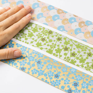 友禅和紙 テープシール | 3柄セット | Wide TONE1・2・3 | 尚雅堂 尚雅堂