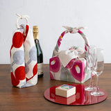 風呂敷 90cm｜竹久夢二 つばき アズキ / ホワイトグレー｜綿100％｜むす美 むす美