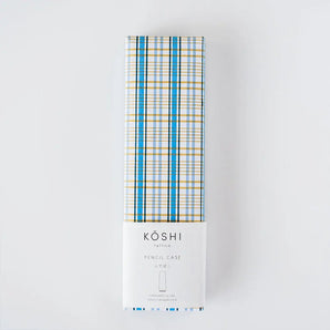 友禅筆箱｜格子柄｜友禅紙 ペンケース KOSHI-4 | 尚雅堂 尚雅堂