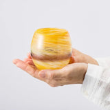 グラス |  琉球ガラス 土星 イエロー | 琉球ガラス匠工房 琉球ガラス匠工房