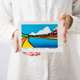 手摺り木版画 | 鴨川 | 竹中健司 作 | 京都 インテリアアート | 竹笹堂 竹笹堂