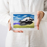 手摺り木版画 | 清水寺 | 竹中健司 作 | 京都 日本製 インテリアアート | 竹笹堂 竹笹堂