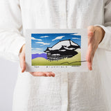 手摺り木版画 | 清水寺 | 竹中健司 作 | 京都 日本製 インテリアアート | 竹笹堂 竹笹堂