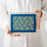 手摺り木版画 | 待宵草 (まつよいぐさ) | 原田裕子 作 | 京都 インテリアアート | 竹笹堂 竹笹堂