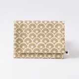 パイナップル青海波柄3点セット | ポケットティッシュケース フラットポーチ タオルハンカチ | 沖縄 シマノネ シマノネ