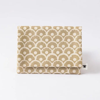 パイナップル青海波柄3点セット | ポケットティッシュケース フラットポーチ タオルハンカチ | 沖縄 シマノネ シマノネ