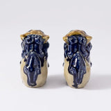 ミニシーサー ペアセット | 陶器 置物 | 沖縄 湧田陶器 湧田陶器