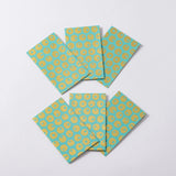 シーサーミンタマー柄4点セット | ポチ袋 はがき 小箱 ミニ茶缶 | 沖縄 シマノネ シマノネ