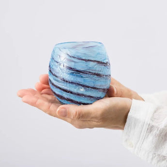 グラス | 琉球ガラス 水星 ブルー | 琉球ガラス匠工房 琉球ガラス匠工房