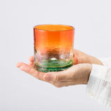 ロックグラス - 残波の夕日 | 琉球ガラス タンブラー | 沖縄 RYUKYU GLASS WORKS 海風 RYUKYU GLASS WORKS 海風