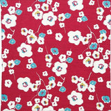 風呂敷バッグ 70cm リング付 | 梅柄 モダンガール｜オーガニックコットン｜むす美 むす美