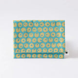 シーサーミンタマー柄3点セット | ポケットティッシュケース フラットポーチ タオルハンカチ | 沖縄 シマノネ シマノネ