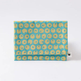 シーサーミンタマー柄3点セット | ポケットティッシュケース フラットポーチ タオルハンカチ | 沖縄 シマノネ シマノネ