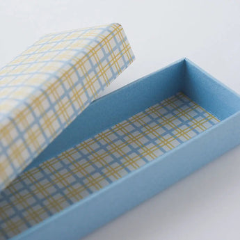 友禅筆箱｜格子柄｜友禅紙 ペンケース KOSHI-5 | 尚雅堂 尚雅堂