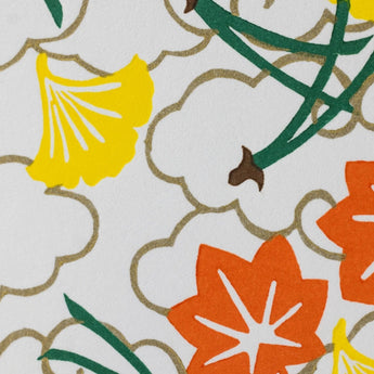 手摺り木版画 | 吹き寄せ | 原田裕子 作 | 京都 インテリアアート | 竹笹堂 竹笹堂