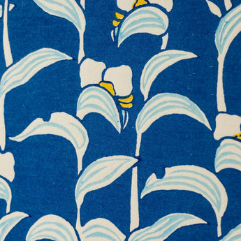 手摺り木版画 | 月草 (つゆぐさ) | 原田裕子 作 | 京都 インテリアアート | 竹笹堂 竹笹堂