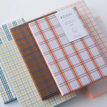 御朱印帳｜A5｜格子柄｜京友禅紙 朱印帖 KOSHI-5 | 尚雅堂 尚雅堂