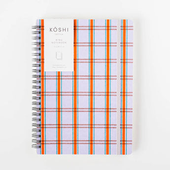 リングノート｜A5 方眼｜格子柄｜友禅紙 KOSHI-1 | 尚雅堂 尚雅堂