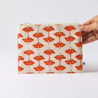 吉祥ハイビスカス柄3点セット | ポケットティッシュケース フラットポーチ タオルハンカチ | 沖縄 シマノネ シマノネ