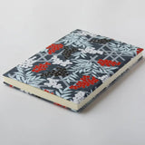 御朱印帳｜A5｜南天柄｜友禅紙 朱印帖 ダークグレー | 尚雅堂 尚雅堂