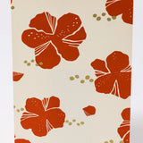 ハイビスカス柄4点セット | ポチ袋 はがき 小箱 ミニ茶缶  | 沖縄 シマノネ シマノネ