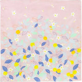 風呂敷 70cm｜シトラス柄 / ローズピンク｜ひめむすびシリーズ - Adeline Klam｜オーガニックコットン｜むす美 むす美