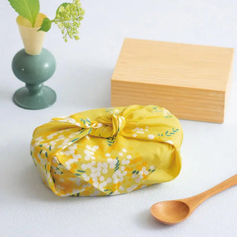 風呂敷 45cm｜こはれ ミモザ イエロー｜綿100％｜むす美 むす美
