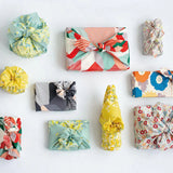 風呂敷 45cm｜こはれ ミモザ イエロー｜綿100％｜むす美 むす美