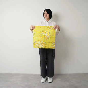 風呂敷 45cm｜こはれ ミモザ イエロー｜綿100％｜むす美 むす美