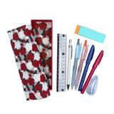 ペンケース｜梅柄｜手染め和紙 筆箱 日本製｜幸せの文様シリーズ 小物入れ【 Fuwa Market オリジナル 】 Fuwa Market